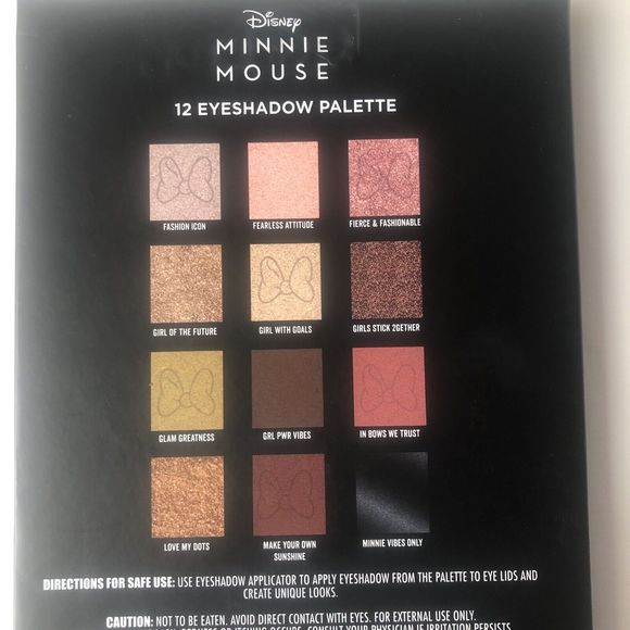Disney Minnie Mouse Eyeshadow Palette New Taste Beauty - Picture 3 of 6
